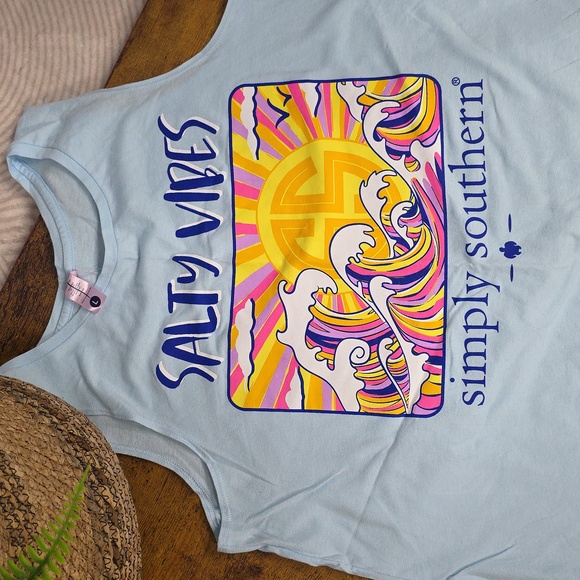 Simply Southern Salty Vibes Tank - Picture 2 of 7